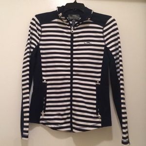 Navy and White Active Ralph Lauren Jacket